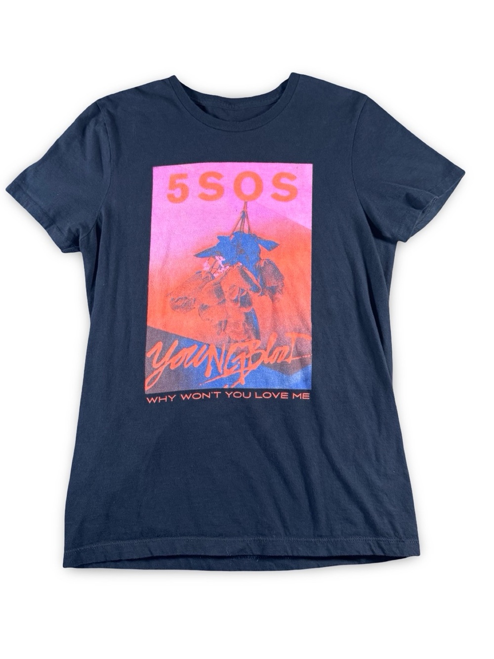 5 Seconds Of Summer 5SOS T shirt Youngblood Size Small Unisex